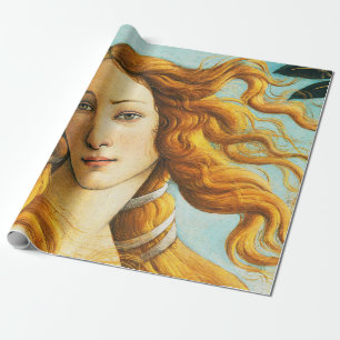 Sandro Botticelli The Birth of Venus Face Detail Cadeaupapier