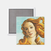 Sandro Botticelli The Birth of Venus Face Detail Magneet (Voorkant / Achterkant)