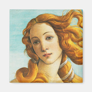 Sandro Botticelli The Birth of Venus Face Detail Magneet