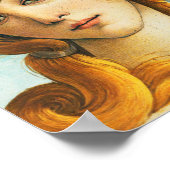 Sandro Botticelli The Birth of Venus Face Detail Poster (Hoek)