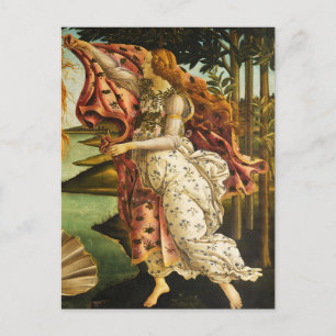 Sandro Botticelli "The Birth of Venus - Hora" Post Briefkaart