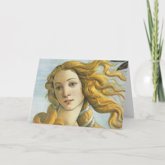 Sandro Botticelli - Venus (Detail) Kaart (Voorkant)