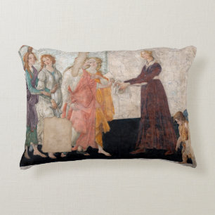 Sandro Botticelli - Venus en de drie races Accent Kussen