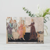 Sandro Botticelli - Venus en de drie races Kaart (Staand voorkant)