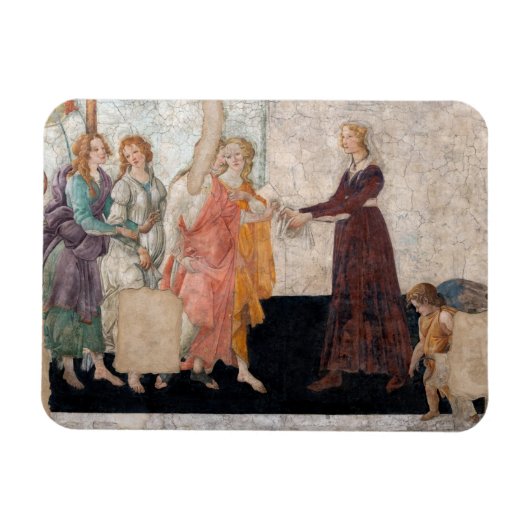 Sandro Botticelli - Venus en de drie races Magneet (Horizontaal)