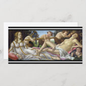 Sandro Botticelli - Venus en Mars Bedankkaart (Voorkant / Achterkant)