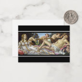 Sandro Botticelli - Venus en Mars Notitiekaartje (Voorkant / Achterkant in situ)