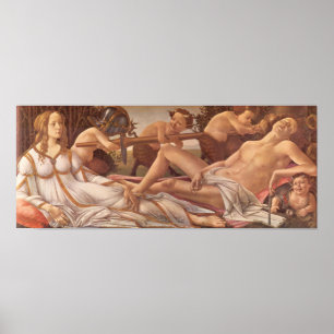 Sandro Botticelli-Venus en Mars Poster