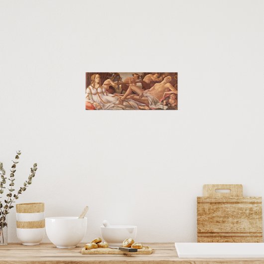 Sandro Botticelli-Venus en Mars Poster (Keuken)