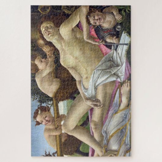 Sandro Botticelli - Venus en Mars, rechterkant Legpuzzel (Verticaal)