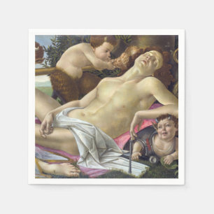 Sandro Botticelli - Venus en Mars, rechterkant Servet