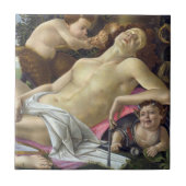 Sandro Botticelli - Venus en Mars, rechterkant Tegeltje (Voorkant)