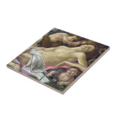 Sandro Botticelli - Venus en Mars, rechterkant Tegeltje (Zijkant)
