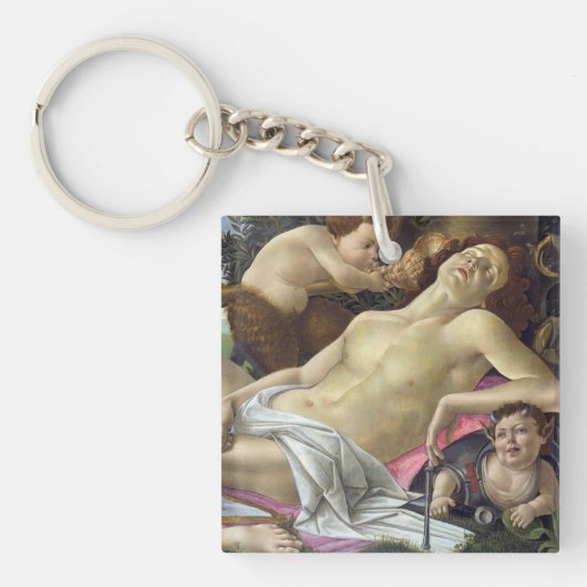 Sandro Botticelli - Venus en Mars Sleutelhanger (Voorkant)