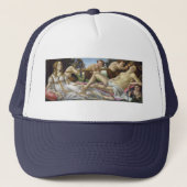 Sandro Botticelli - Venus en Mars Trucker Pet (Voorkant)
