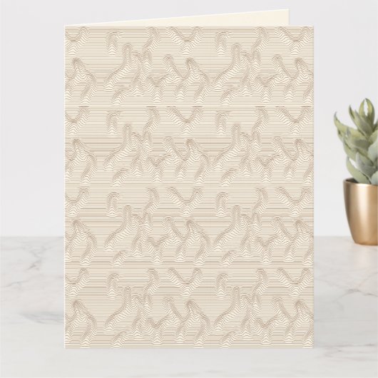 Sands of Motion OP Art Kaart (Kleine Plant)