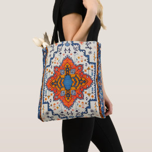 Sands of Time: erfgoed Boho Marokkaanse kunst Draagtas