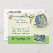 Sands of Time Nieuwjaar Briefkaart (Voorkant / Achterkant)