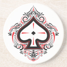 SandsteenOnderzetter — Spades Zandsteen Onderzetter