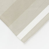 Sandsteenstrepen Fleece Deken (Hoek)