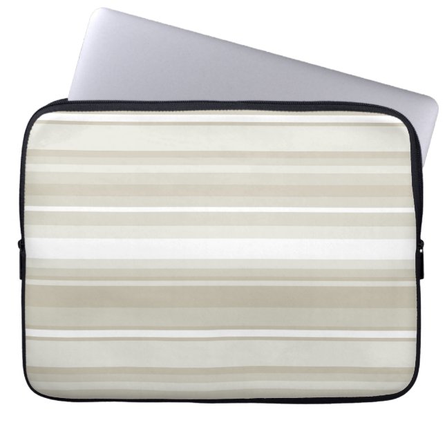 Sandsteenstrepen Laptop Sleeve (Voorkant)