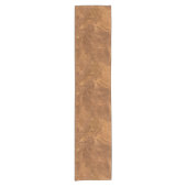 Sandstone Brown Design Korte Tafelloper (Voorkant)