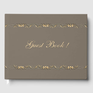 Sandstone et Gold Design Livre d'or