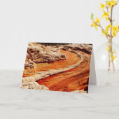 Sandstone Highway, Carte de voeux vierge (Fleur jaune)
