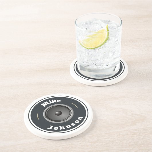 Sandstone Onderzetter - Aangepaste luidspreker (na (Zijkant)