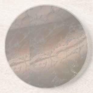 Sandstone-Onderzetter met beige wervelkolom Zandsteen Onderzetter