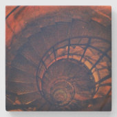 Sandstone "Paris spirals" Stenen Onderzetter (Voorkant)