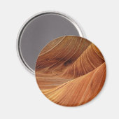 Sandstone Rock-formaties Magneet (Voorkant / Achterkant)