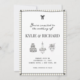 Sandstone Striped Rand De datum opslaan Kaart