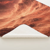 Sandstorm on Orange Planet Sherpa Deken (3/4)