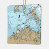 Sandusky OH Nautical Chart Keramisch Ornament (Links)