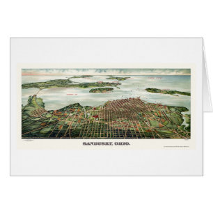 Sandusky, OH Panoramic Map - 1898