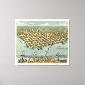Sandusky, Ohio (1870) Canvas Afdruk (Voorkant)