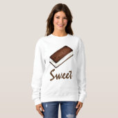 Sandwich à la crème glacée sucrée Sweatshirt (Devant entier)