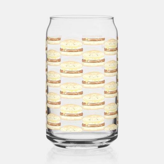 Sandwich À La Saucisse, Aux Oeufs Et Au Fromage (Gauche)