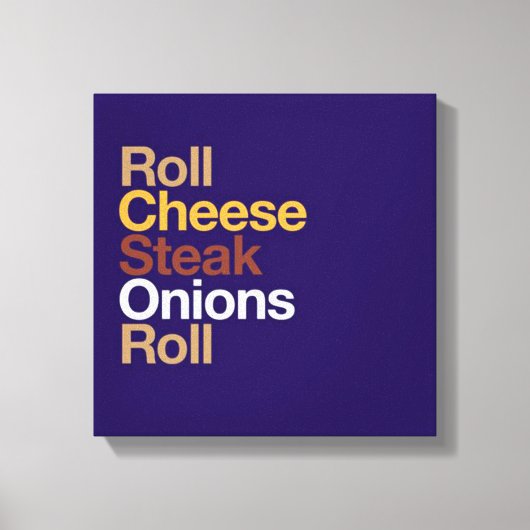 Sandwich Art Canvas Afdruk (Voorkant)