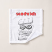 Sandwich Bad Handdoek (Wasdoekje)
