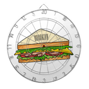 Sandwich-cartoon Dartbord