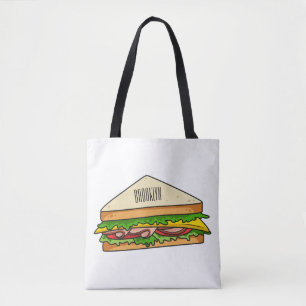 Sandwich-cartoon Draagtas