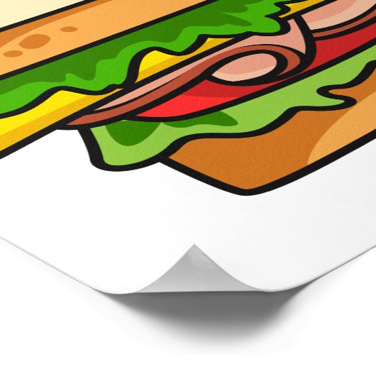 Sandwich-cartoon Poster (Hoek)