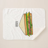 Sandwich-cartoon Sherpa Deken (Voorkant (horizontaal))