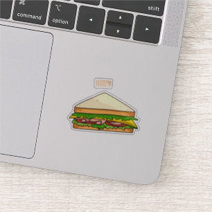 Sandwich-cartoon Sticker