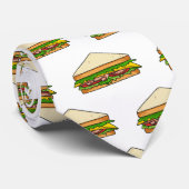 Sandwich-cartoon Stropdas (Opgerold)