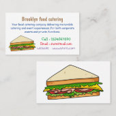 Sandwich-cartoon Visitekaartje (Voorkant / Achterkant)