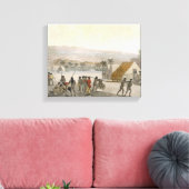 Sandwich-eilanden - een westerling die onderhandel canvas afdruk (Insitu (Woonkamer))