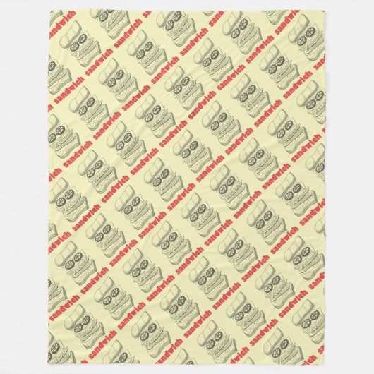 Sandwich Fleece Deken (Voorkant)
